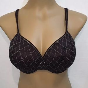 Chantelle Graphie T-shirt Bra Brown 2596 38DD